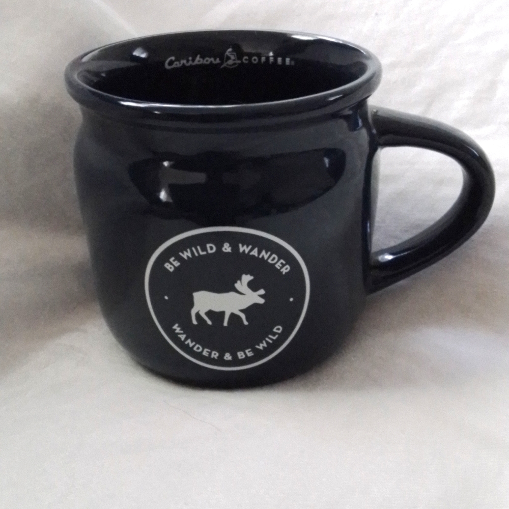2015 Caribou Coffee “Be Wild & Wander / Wander & Be Wild” Coffee Mug